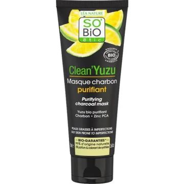 So´Bio Etic Mascarilla Facial Clean Yuzu Purificante 75Ml.