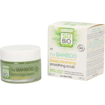 So´Bio Etic Peeling Alisador Pur Bamboo Limpieza 50Ml.