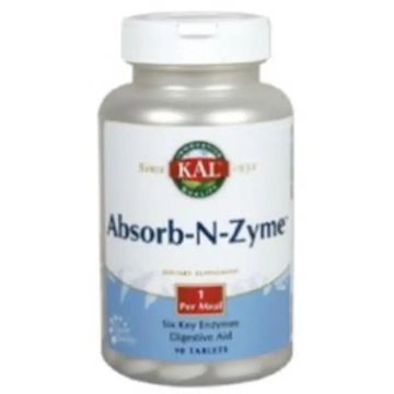 Solaray Absorb-N-Zyme 90 Comprimidos