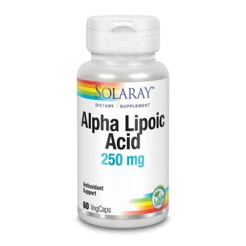 Solaray Alpha Lipoic Acid 250 Mg  60 cápsulas