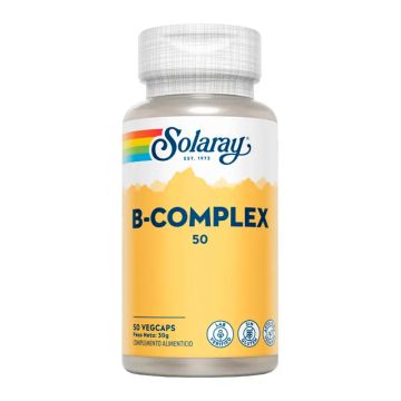Solaray B Complex Suplemento, 50 cápsulas