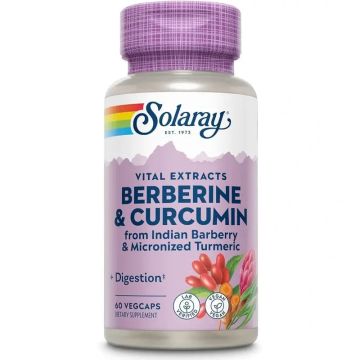 Solaray Berberine & Curcumin 60 cápsulas
