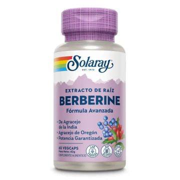 Solaray Berberine Formula Avanzada 60 Cápsulas