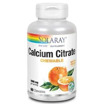 Solaray Calcio Citrato 1000Mg. Sabor Naranja 60 Comprimidosmast.