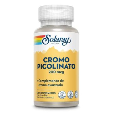 Solaray Chromium Picolinate 50 Tabletas