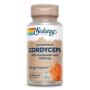 Solaray Cordyceps Extracto 500 Mg 60 Cápsulas