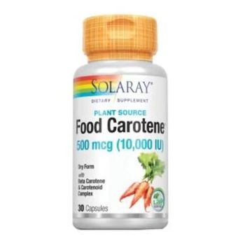 Solaray Food Carotene 500Mcg 30Perlas.