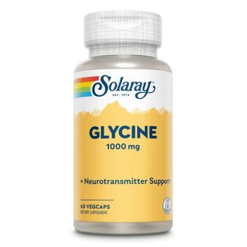 Solaray Glycine, 60 Cápsulas De 1000 Mg