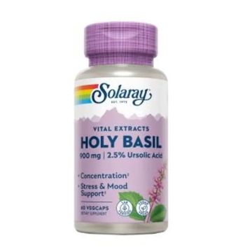 Solaray Holy Basil 450Mg. 60 Cápsulas