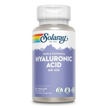 Solaray Hyaluronic Acid 60 Mg, 30 Cápsulas