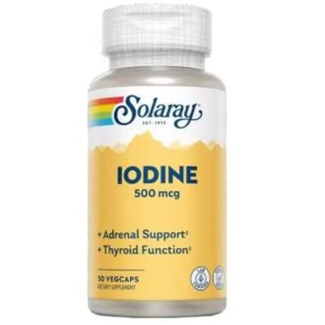 Solaray Iodine 500Mcg. 30 Cápsulasveg
