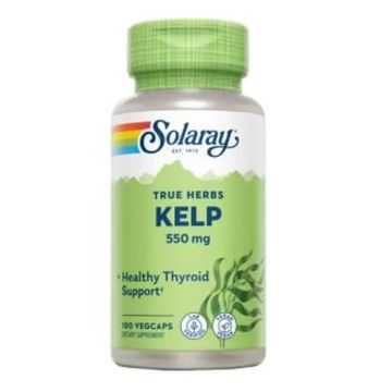 Solaray Kelp 550Mg. 100 Cápsulasveg.