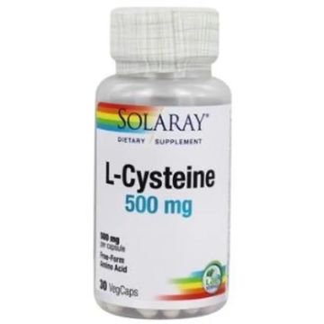 Solaray L-Cysteine 500Mg. 30 Cápsulas