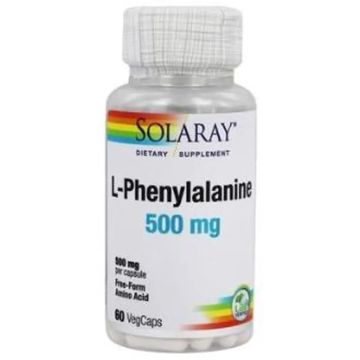 Solaray L-Fenilalanina 500Mg. 60 Cápsulas