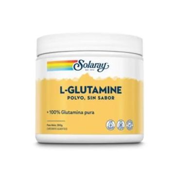Solaray L-Glutamine Sabor Neutro Polvo 300Gr.