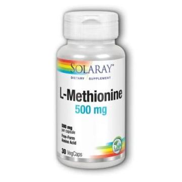 Solaray L-Methionine 500Mg. 30 Cápsulas