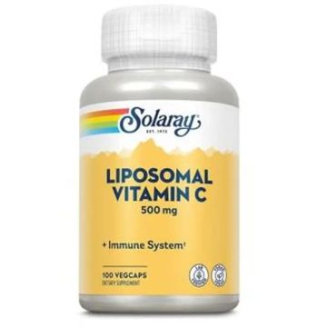 Solaray Liposomal Vitamina C 500Mg. 100 Cápsulas