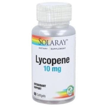 Solaray Lycopene 10Mg. 60 Cápsulas