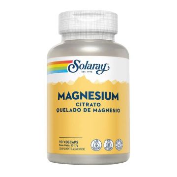 Solaray Magnesium Citrato 133 Mg, 90 Cápsulas