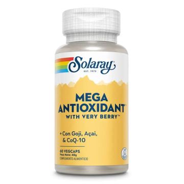 Solaray Mega Multi Antioxidante  60 cápsulas
