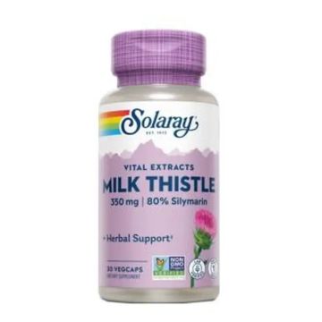 Solaray Milk Thistle 30 Cápsulas