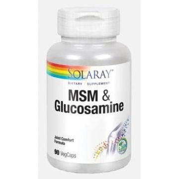 Solaray Msm And Glucosamine 90 Cápsulas
