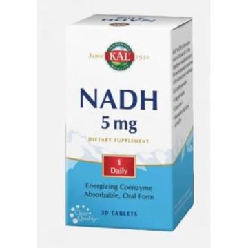 Solaray Nadh 5Mg. Enada 30 Comprimidos Kal