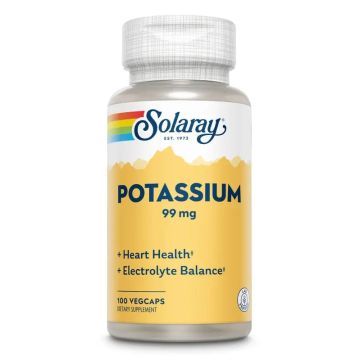 Solaray Potasio Citrato 99 Mg 60 Cápsulas
