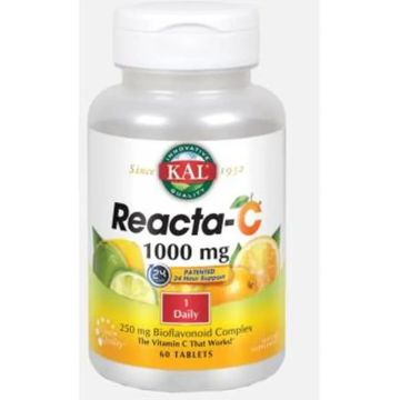 Solaray Reacta-C 1000Mg. 60 Comprimidos Kal
