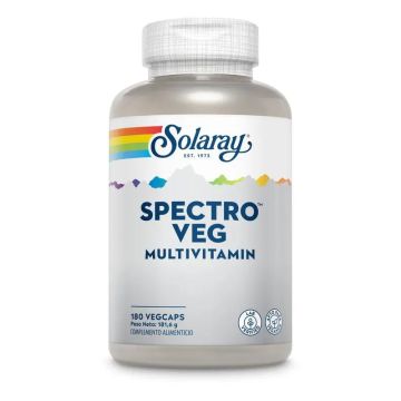 Solaray Spectro Vegetarian, 180 Cápsulas