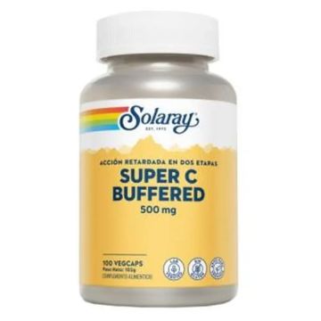 Solaray Super C Buffered 100 Cápsulas