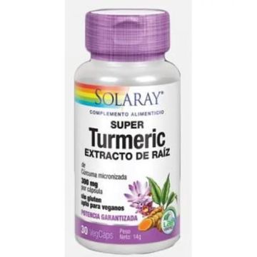 Solaray Super Turmeric 30 Cápsulas