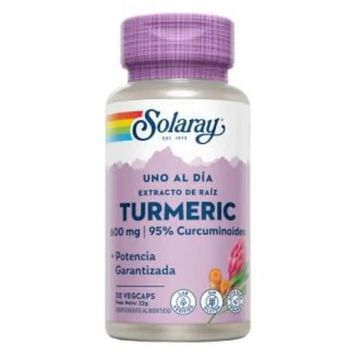 Solaray Turmeric 600Mg. 30 Cápsulas