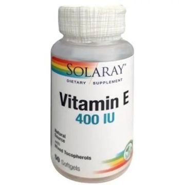Solaray Vit. E (100% D-Alfa Tocoferoles) 50Perlas