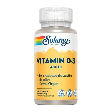 Solaray Vit. D3 400Ui 120 Perlas