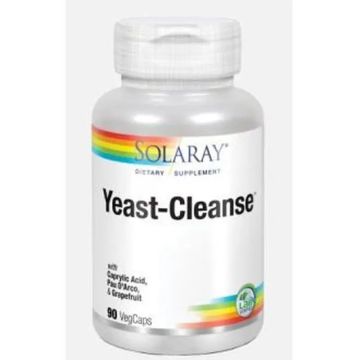 Solaray Yeast Cleanse 90 Cápsulas