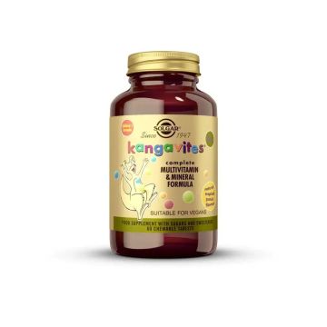 Solgar Kangavites MultiFrutas Tropicales 60 comprimidos