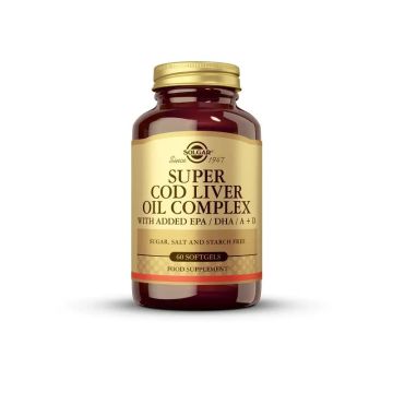 Solgar Super Cod Liver Oil Complex 60 Perlas