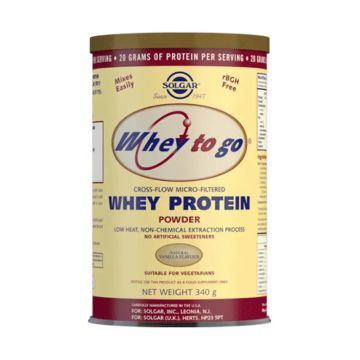 Solgar Whey To Go Proteína Suero 340 gr Vainilla