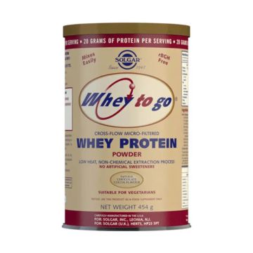 Solgar Whey To Go Proteína Suero 454 gr. Chocolate