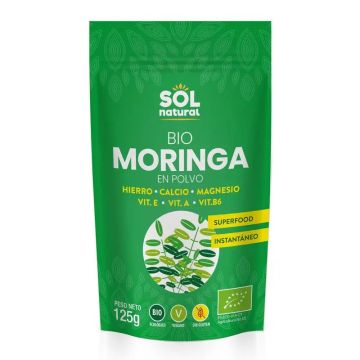 Solnatural Moringa En Polvo Bio  125 gr