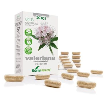 Soria Natural 34-S Valeriana 600 Mg Liberacion Prolongad 30 Cápsulas