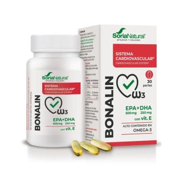 Soria Natural Bonalin Epa 500mg + DHA 250mg con Vitamina E  30 Perlas