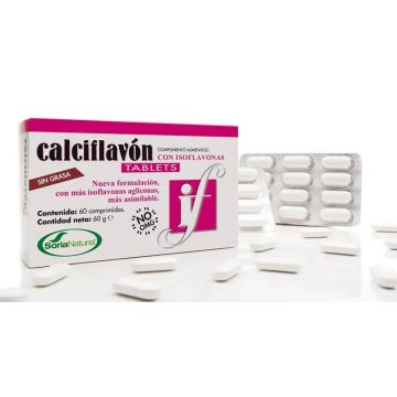 Soria Natural Calciflavon 60 Tabletas