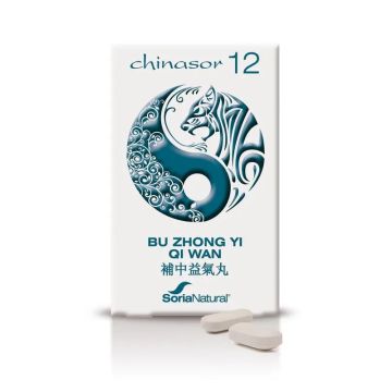 Soria Natural Chinasor 12 Bu Zhong Yi Qi Wan 30 Comprimidos