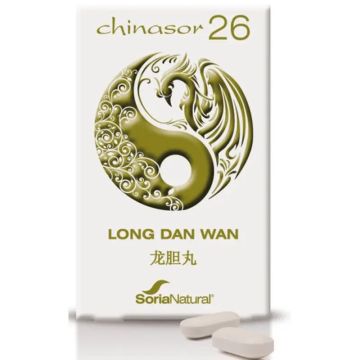 Soria Natural Chinasor 26 Long Dan Wan 30 Comprimidos