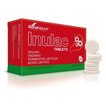 Soria Natural Inulac Tabletas, 30 Tabletas