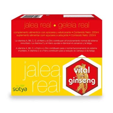 Sotya Jalea Real Vital Con Ginseng 1 20 Ampollas X 10 Ml