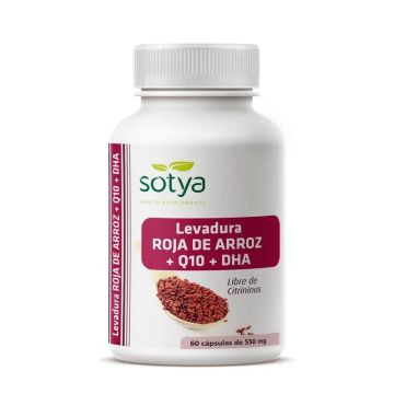 Sotya Levadura Roja De Arroz + Q10 + Dha 60 Cápsulas