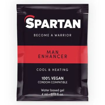Spartan Gel Potenciador Erección Efecto Frío-Calor 100% Vegano 4Ml